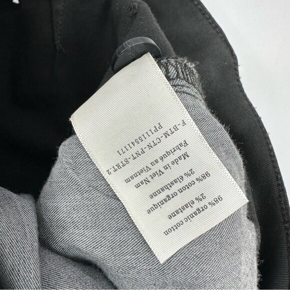 Everlane Women’s NWT Black Organic Cotton Straight-Leg Designer Pant‎ 6/W29/L26 - Picture 6 of 10